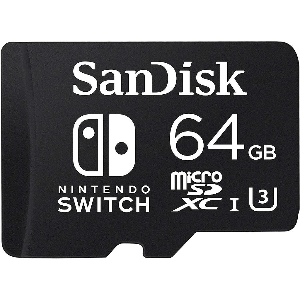SanDisk 64GB microSDXC UHS-I card for Nintendo Switch